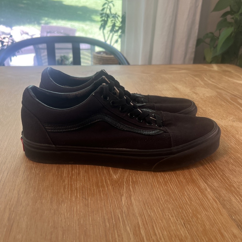 Vans Skate Old‎ Skool Black On Black, Men's Size 9.5